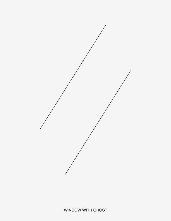 Claude Closky, ‘Mirror with vampire, window with ghost’, 2010, pdf file, two pages 28 x 21,5 cm each.